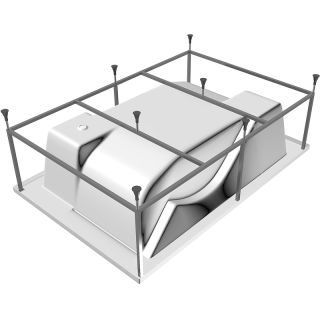 Акриловая ванна Vayer Coral 180x120 Гл000006812 без гидромассажа